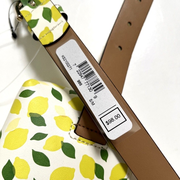 NWT Original KATE SPADE Belt Bag Citrus Lemon Toss Lime Fanny Pack KS2100271 main image 11
